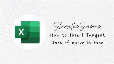 Add Tangent Lines In Excel Easily And Accurately