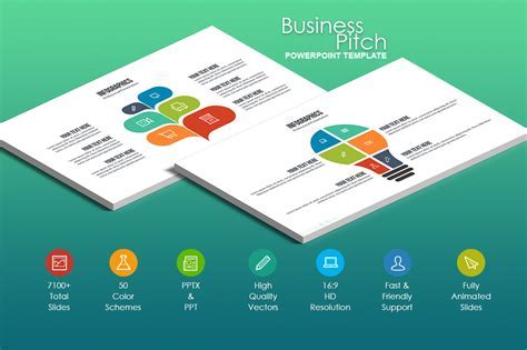 Effective Business Pitch With Powerpoint Template