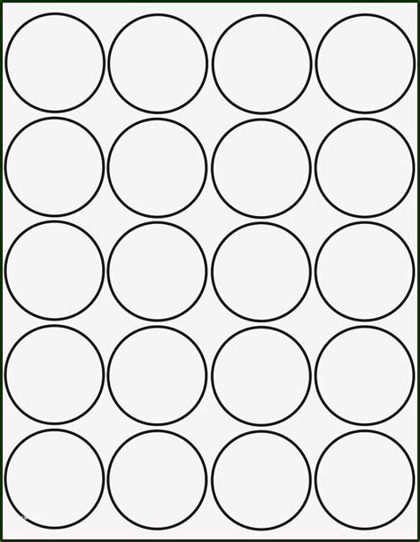 Example of 1-inch circle stickers