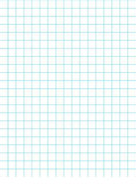 1-Inch Grid Paper Template