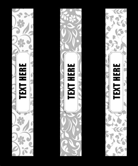 Free 1.5 Inch Binder Spine Label Templates Image