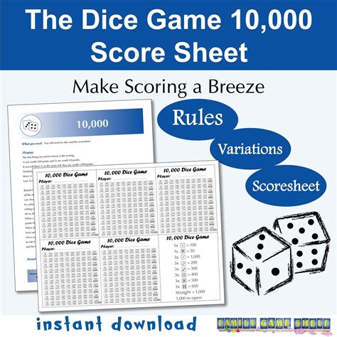 Starting the 10,000 Dice Game