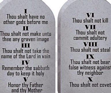 10 Commandments KJV Image 4