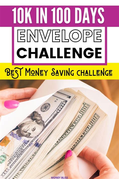 100 Envelope Challenge Savings Tips