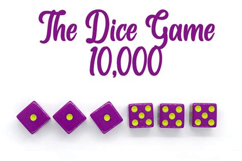 10,000 Dice Game Friends and Family Image