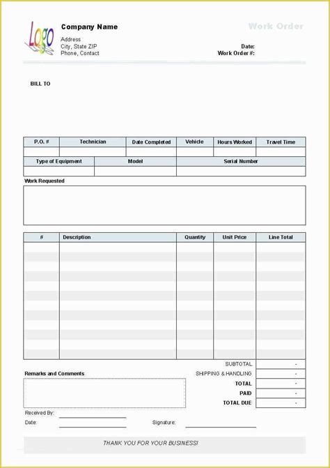 1099-MISC Invoice Template