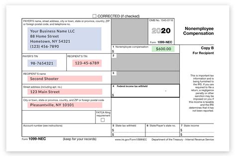 1099-Nec Form 10