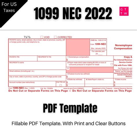 1099 NEC Template 1