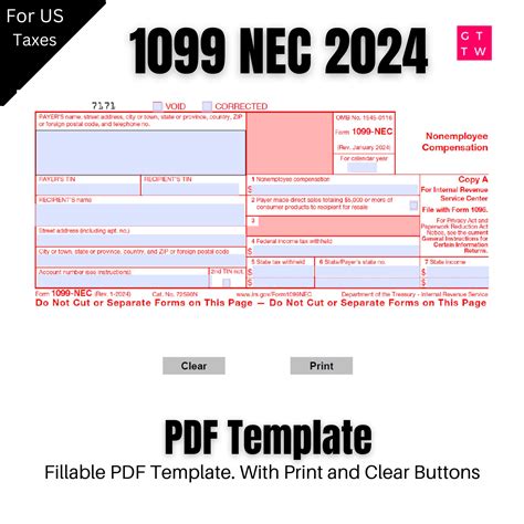 1099 NEC Template 4