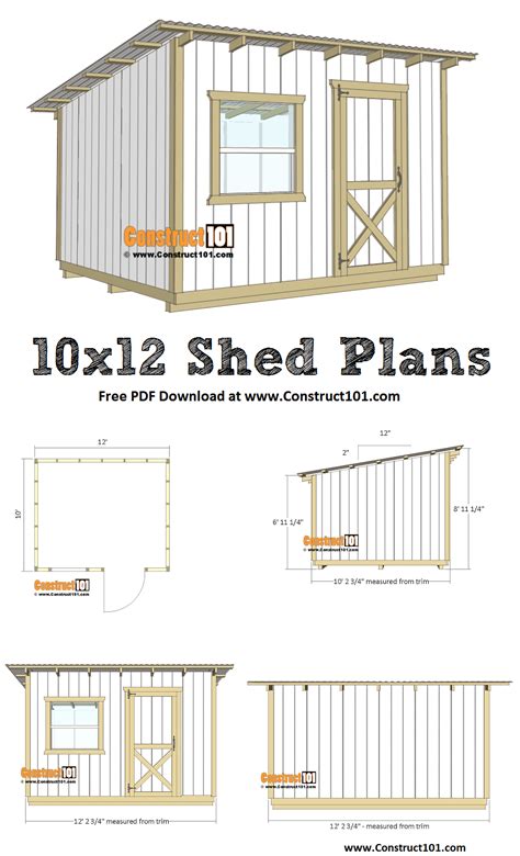 10x12 Shed Design Image 4