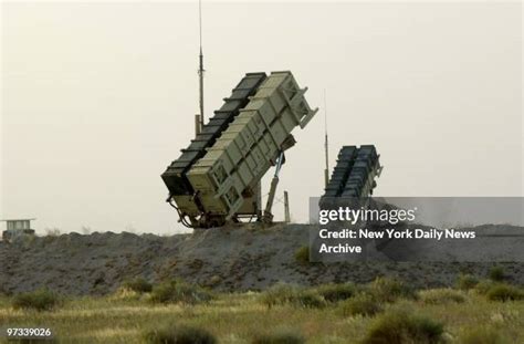 Patriot missile defense system in operation