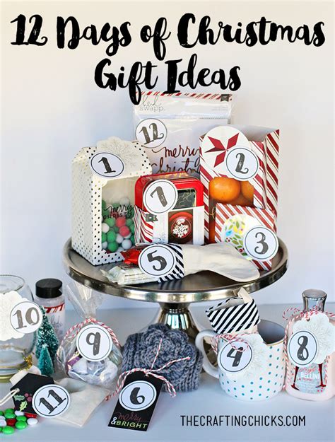 Image of gift ideas for the 12 Days of Christmas