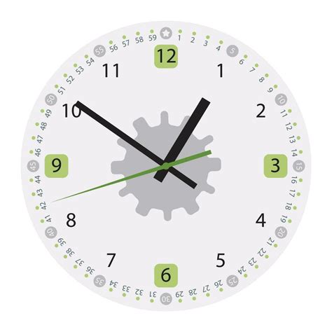 12-hour clock face illustration