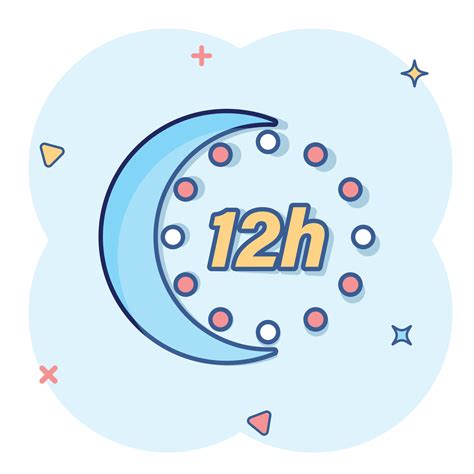 12-hour clock illustration