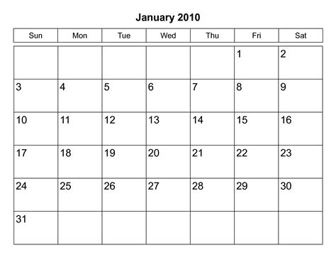 12 Month Calendar Template Word Download