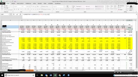 12-Month Rolling Forecast Template Example 10