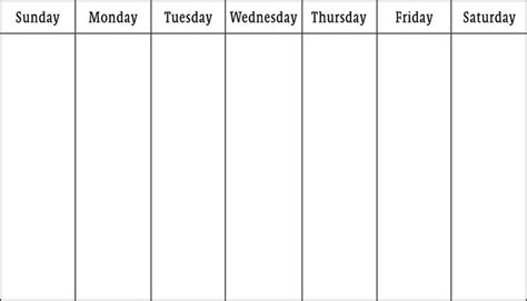 12-Week Calendar Template in Word Format