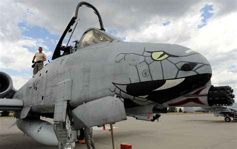 A-10 Thunderbolt II Aircraft at Fort Wayne Military Base