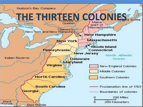 History of the 13 original colonies