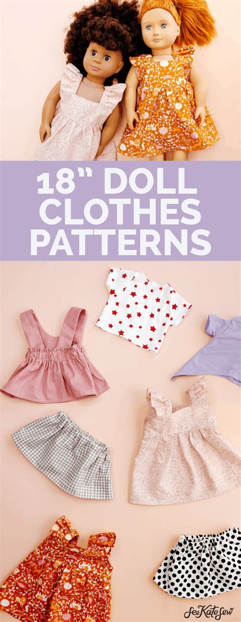 Gallery of 18 inch doll clothes patterns