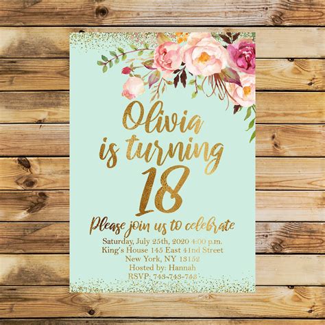 18th Birthday Invitation Ideas 10