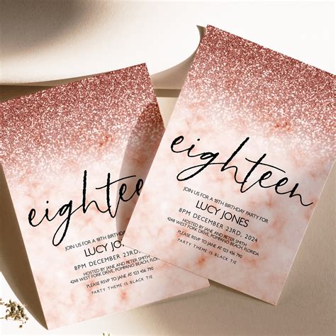 18th Birthday Invitation Ideas 9