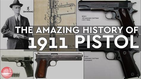 The 1911 pistol has a rich history that spans over a century