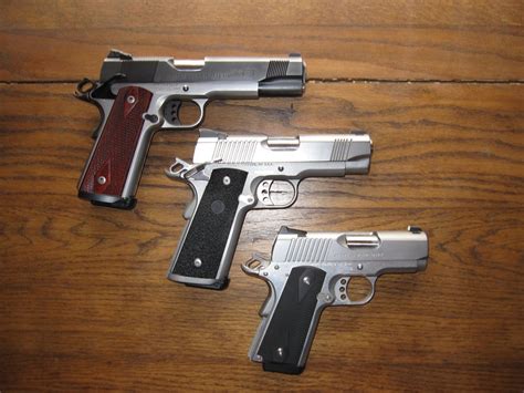 1911 Grip Sizes