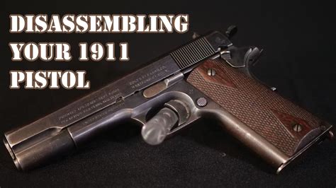 Maintaining the 1911 pistol