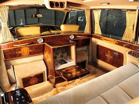 The 1940 Rolls-Royce Phantom's interior