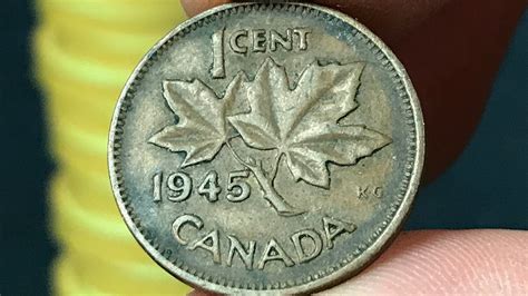 1945 Canadian Penny Error