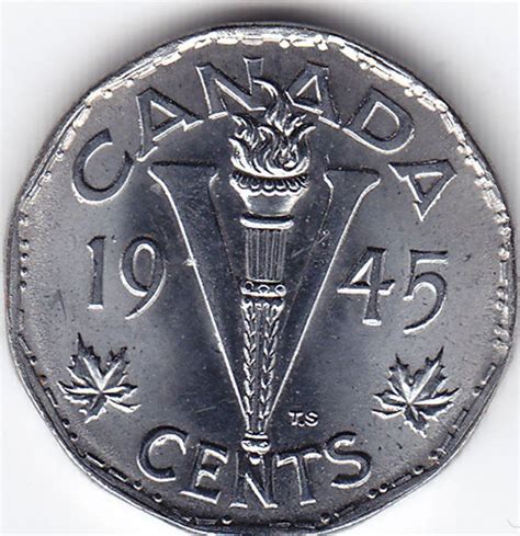 1945 Canadian Penny MS-65