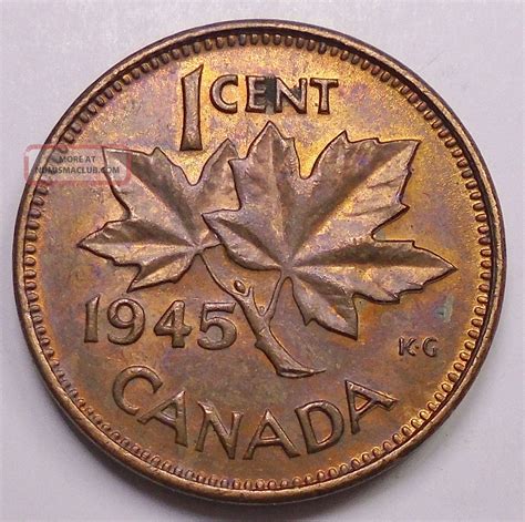 1945 Canadian Penny MS-70