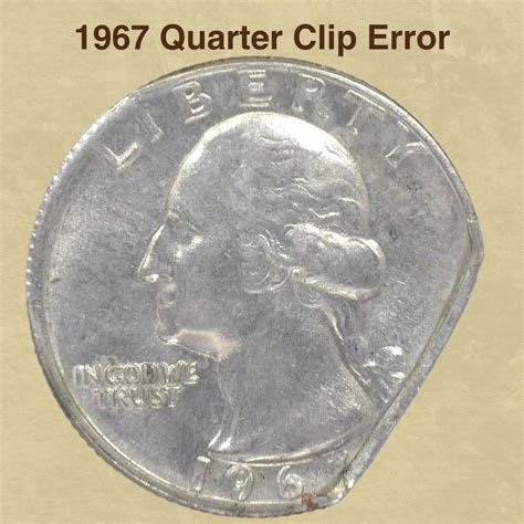 1967 Quarter Error Coins