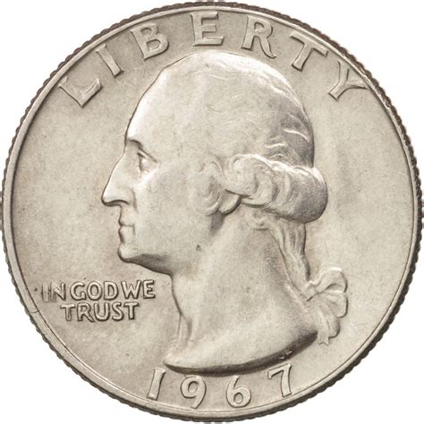 1967 US Quarter Reverse