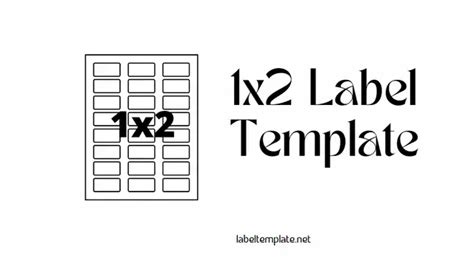 1x2.5 Label Template Word