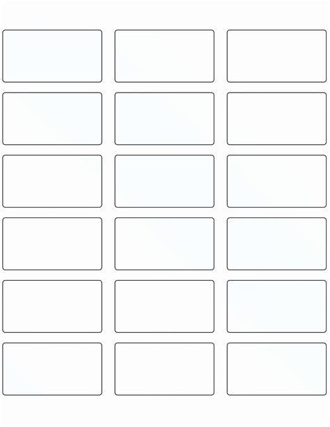 1x3 label template excel