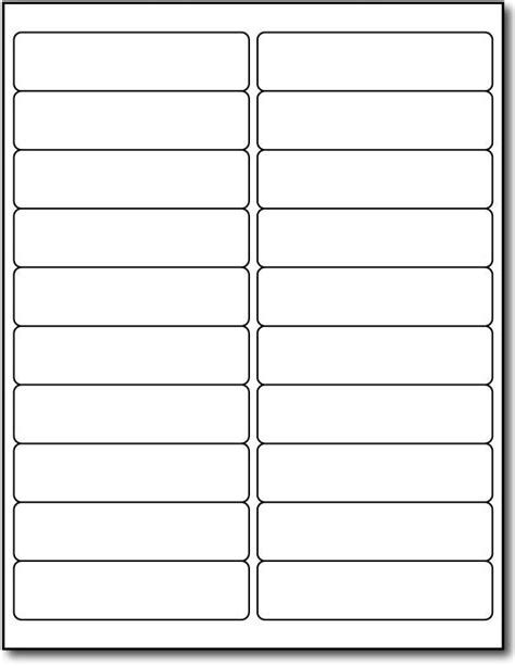 1x4 Label Template Templates