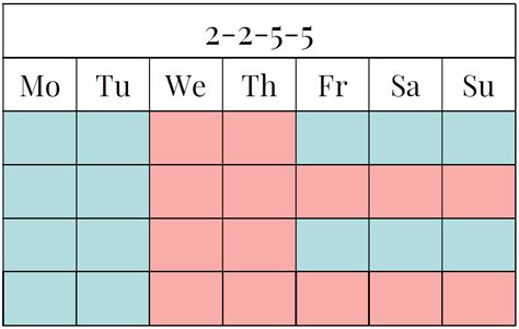 2-2-5 Custody Schedule