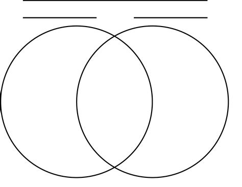 2-Circle Venn Diagram Template