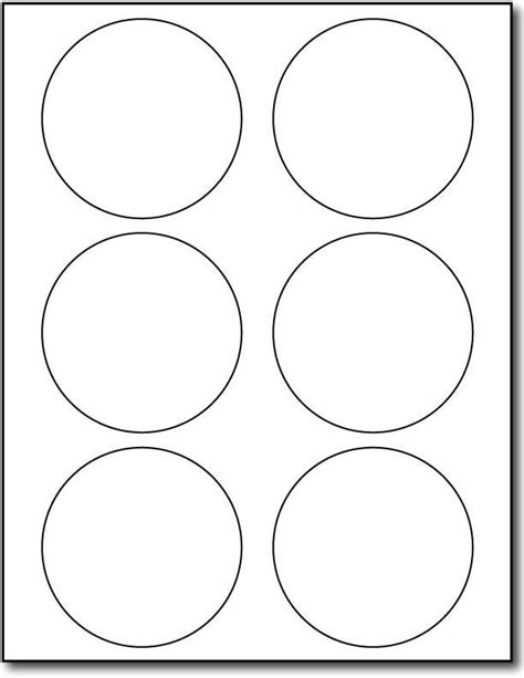 2-Inch Round Label Template 6