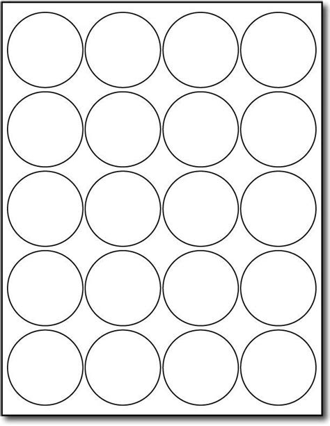 2 Round Labels Template