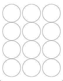 2.5 Circle Label Template Designs