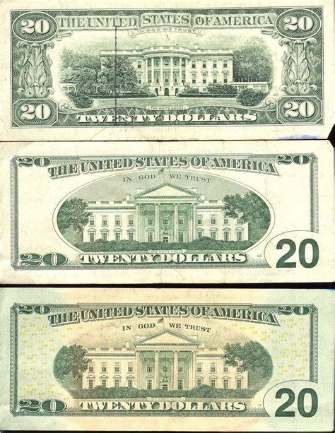 Evolution of the $20 bill design