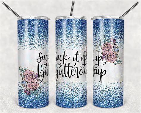 20 oz skinny tumbler design template example 1