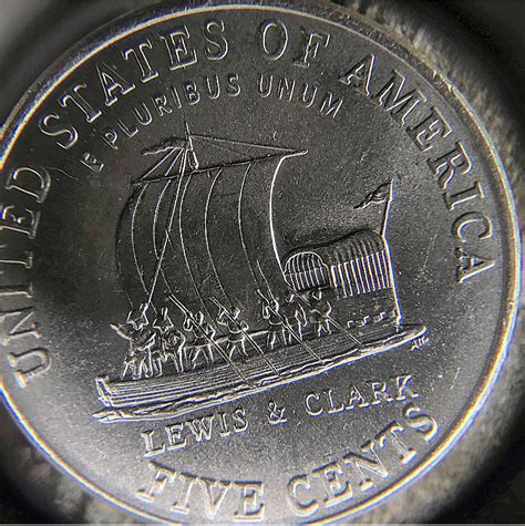 A close-up of the coin's design