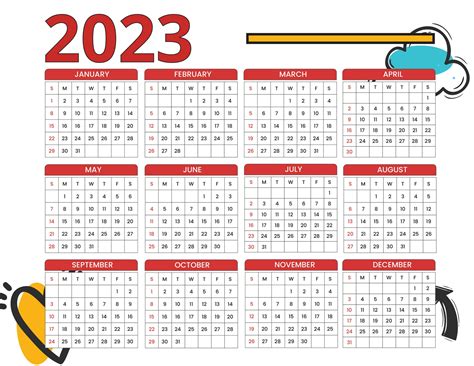 2023 Calendar Template