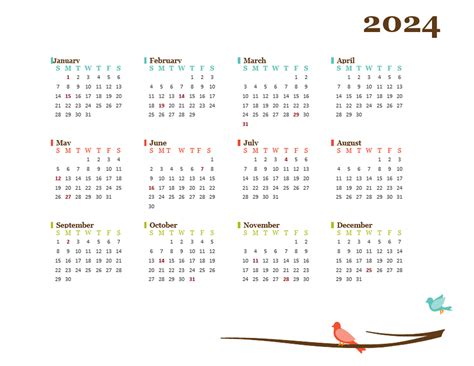 2024 Calendar Templates