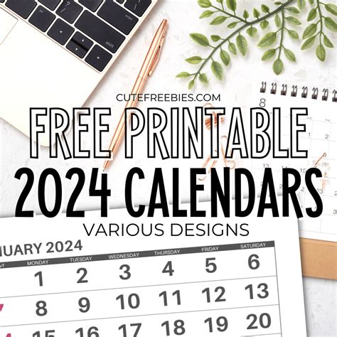 2024 Free Printable Calendar Templates