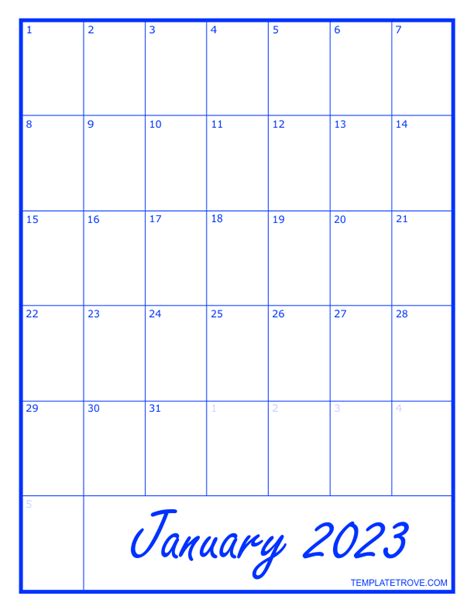 2024 Monthly Calendar Printable Design 5